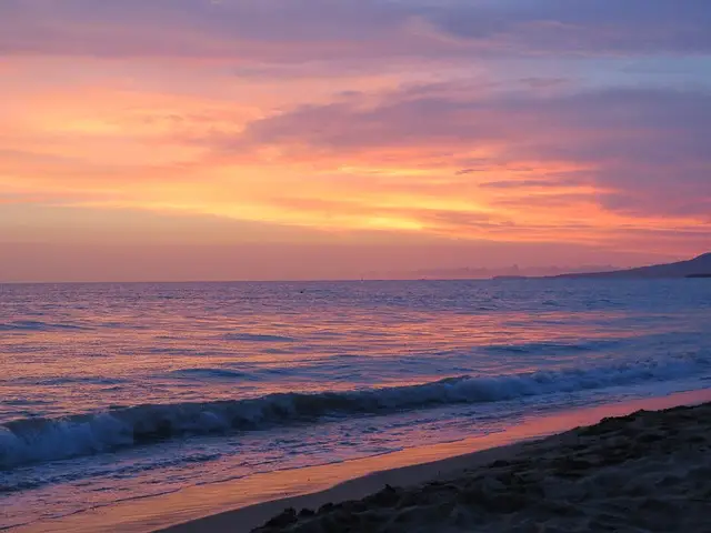 Sunset over Los Cabos — desert meets sea